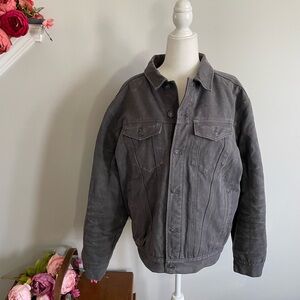 Men's Gray Denim Jacket